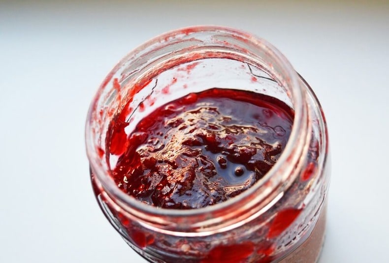 Amish Christmas Jam in a Mason Jar